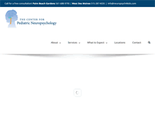 Tablet Screenshot of neuropsych4kids.com